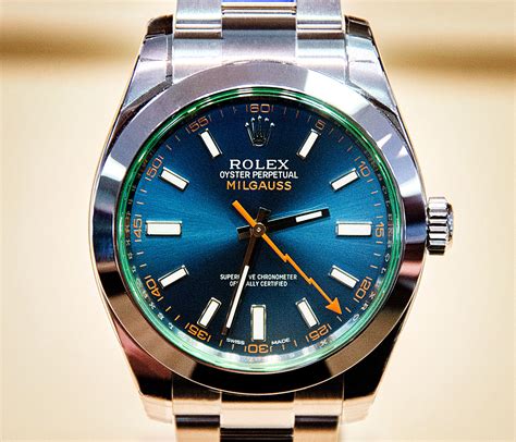 rolex milgauss zirconium blue review|rolex milgauss review.